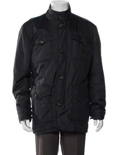 Pre-owned Kent & Curwen Utility Jacket In Blue