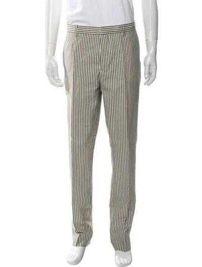 Pre-owned Kent & Curwen Wool Pants In White