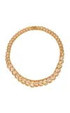Kentshire Cartier Mid-century 18k Yellow Gold; Platinum Diamond Necklace