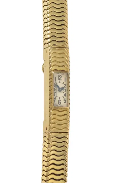 Kentshire Cartier Vintage 18k Yellow Gold Watch Bracelet