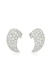 Kentshire Retro Platinum Diamond Earrings In White