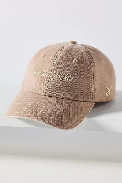 Kenz Kustomz Catching Flights Baseball Cap In Sand