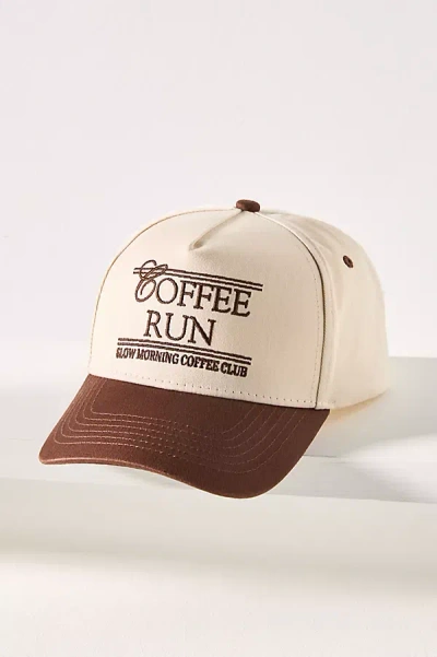 Kenz Kustomz Coffee Run Trucker Hat In Brown