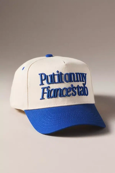 Kenz Kustomz Fiance's Tab Trucker Hat In White
