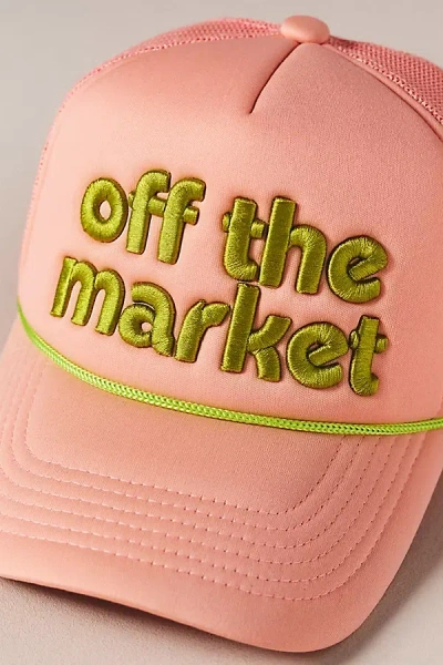Kenz Kustomz Off The Market Baseball Cap In Pink