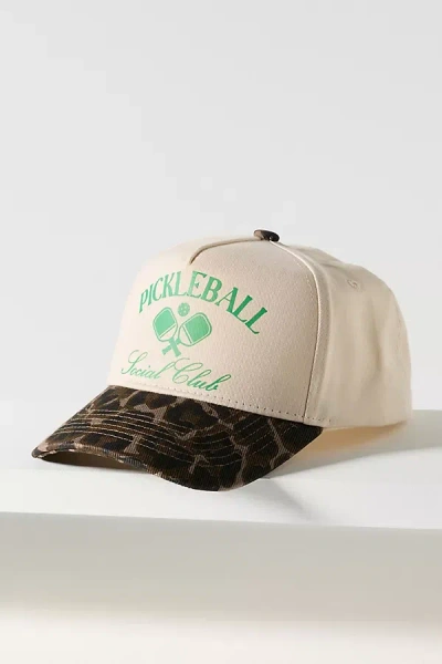Kenz Kustomz Pickleball Social Club Trucker Hat In Brown