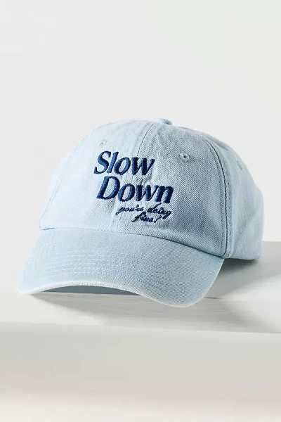 Kenz Kustomz Slow Down Baseball Cap In Brown