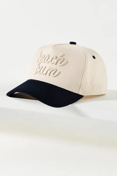 Kenzkustomz Beach Bum Trucker Hat In Neutral