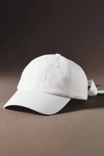 Kenzkustomz Bow Baseball Cap In White