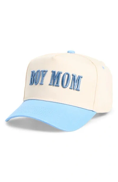 Kenzkustomz Boy Mom Baseball Cap In Blue