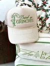 Kenzkustomz Drink Up Grinches Trucker Hat In Tan In Multi