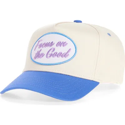 Kenzkustomz Focus On The Good Snapback Baseball Cap In Brown