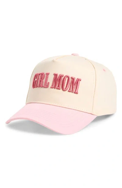 Kenzkustomz Girl Mom Baseball Cap In Neutral