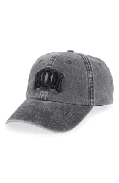Kenzkustomz Mom Baseball Cap In Grey