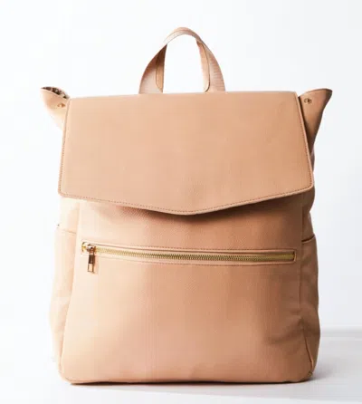 Kenzkustomz Women's Leather Diaper Backpack In Brown
