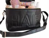 Kenzkustomz Women's Leather Open Top Bag In Black In Black