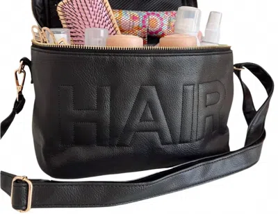 Kenzkustomz Women's Leather Open Top Bag In Black