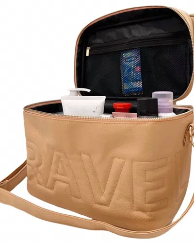 Kenzkustomz Women's Leather Open Top Bag In Camel In Brown