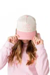 Kenzkustomz You Look Like You Love Me Vintage Trucker Hat In Pink In Pink