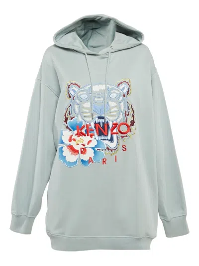 Pre-owned Kenzo 2024 Tiger-embroidered Hoodie