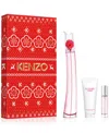 Kenzo 3-pc. Flower By  Poppy Bouquet Eau De Parfum Gift Set In Transparent