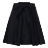 Kenzo Pleated Mini Skirt In Blue