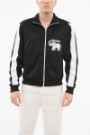 Kenzo Acetate Elephant Track Sweatshirt With Side Contrasting Band