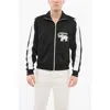 Kenzo Acetate Elephant Track Sweatshirt With Side Contrasting Band