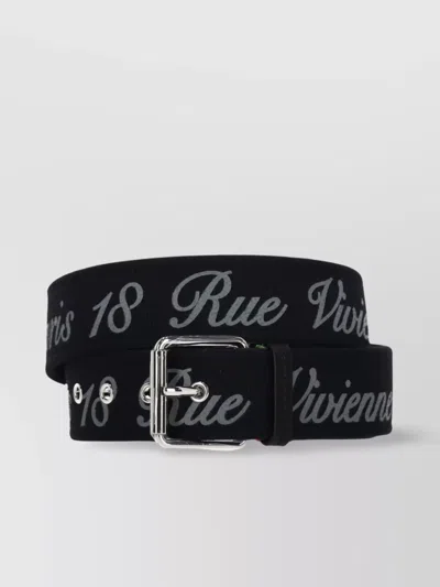 Kenzo Adjustable Eyelet Metal Belt With Flat Tip