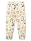 Kenzo All-over Print Cotton Jogging Trousers In White