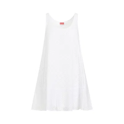 KENZO ANGLAISE MINI DRESS IN WHITE FOR WOMEN