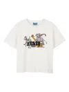 Kenzo Animal-print T-shirt In White