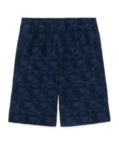 Kenzo ' Apple Pop' Shorts In Cotton Towel In Multi