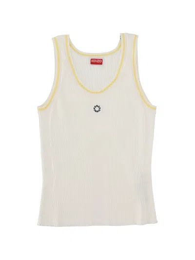 Kenzo Appliqué Logo Sweatshirt In Size S In White