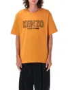 Kenzo Mens Medium Orange Archive 1970 Brand-print Cotton-jersey T-shirt In Orange