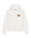 Kenzo Archive Logo Cotton Hoodie In White