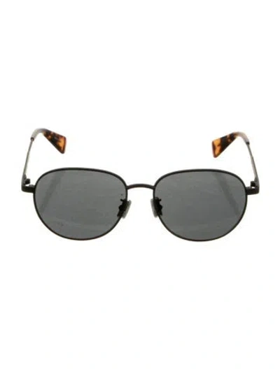 Pre-owned Kenzo Aviator Tinted Sunglasses W/ Tags In Black
