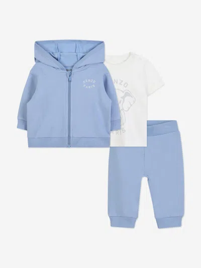 KENZO KENZO BABY BOYS 3 PIECE TRACKSUIT SET