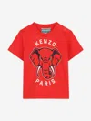 Kenzo Graphic Print T-shirt In Red