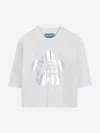 Kenzo Baby Girls Long Sleeve Logo T-shirt In White