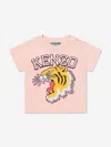 KENZO BABY GIRLS TIGER LOGO T-SHIRT