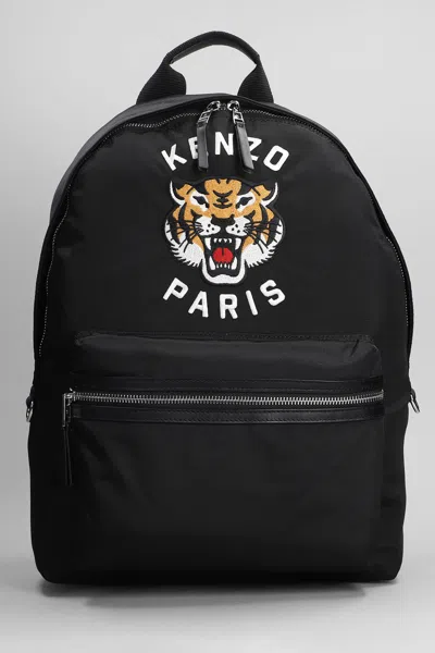 Kenzo Backpack In Black Polyester