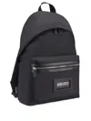 Kenzo Backpack With Application In Nero