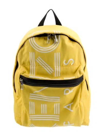 Pre-owned Kenzo Backpack In Yellow
