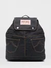 Kenzo Five Pocket Backpack Adjustable Straps Top Handle In Blue