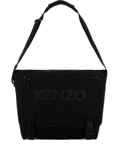 Kenzo Messenger Bag In Black
