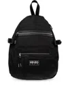 Kenzo Adjustable Strap Buckle Front Zip Pockets In Black