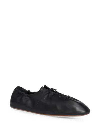 Kenzo Ballet Leather Derby Shoes In Black