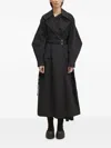 Kenzo Lapel Long-sleeved Windbreaker In Black