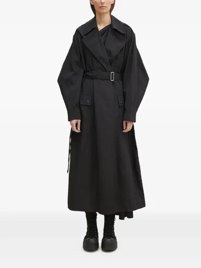 KENZO BALLOON-SLEEVE TRENCH COAT